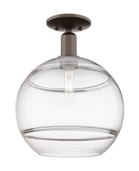 Arcadia One Light Semi-Flush Mount in Oil Rubbed Bronze (405|7161COBG55612CL)