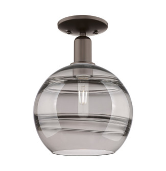 Arcadia One Light Semi-Flush Mount in Oil Rubbed Bronze (405|7161COBG55610SM)