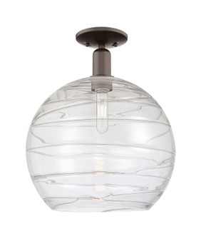 Arcadia One Light Semi-Flush Mount in Oil Rubbed Bronze (405|7161COBG121314CL)