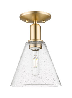 Arcadia One Light Semi-Flush Mount in Champagne Bronze (405|7161CCBGBC84)