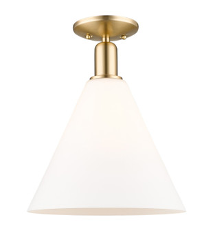 Arcadia One Light Semi-Flush Mount in Champagne Bronze (405|7161CCBGBC121)