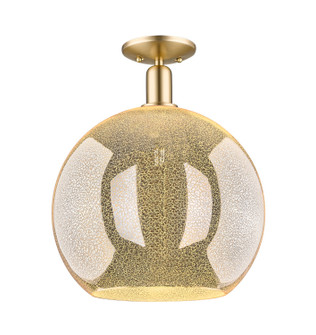 Arcadia One Light Semi-Flush Mount in Champagne Bronze (405|7161CCBG12814)