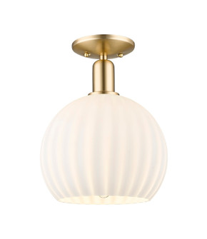 Arcadia One Light Semi-Flush Mount in Champagne Bronze (405|7161CCBG121710WV)