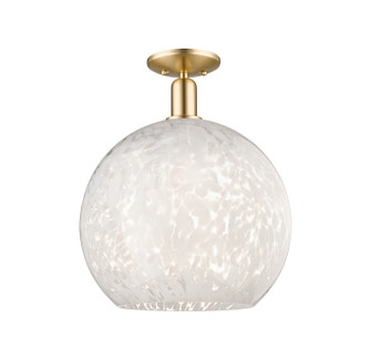 Arcadia One Light Semi-Flush Mount in Champagne Bronze (405|7161CCBG121614WM)