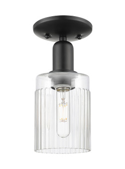 Arcadia One Light Semi-Flush Mount in Matte Black (405|7161CBKG342)
