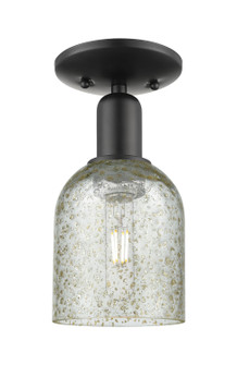 Arcadia One Light Semi-Flush Mount in Matte Black (405|7161CBKG259)