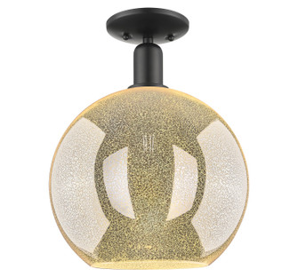 Arcadia One Light Semi-Flush Mount in Matte Black (405|7161CBKG12812)