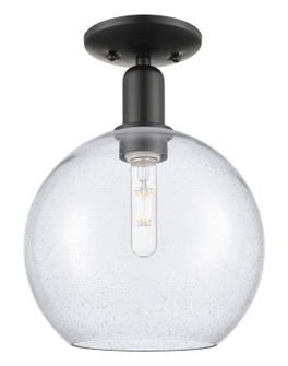 Arcadia One Light Semi-Flush Mount in Matte Black (405|7161CBKG12410)
