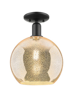 Arcadia One Light Semi-Flush Mount in Matte Black (405|7161CBKG12810)