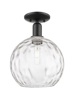 Arcadia One Light Semi-Flush Mount in Matte Black (405|7161CBKG121510)