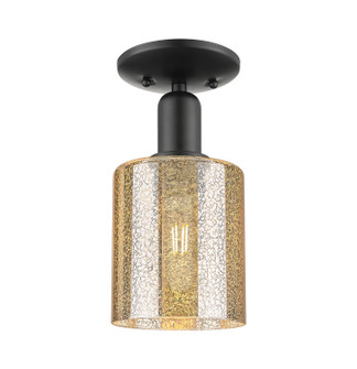 Arcadia One Light Semi-Flush Mount in Matte Black (405|7161CBKG116)