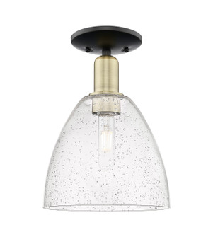 Arcadia One Light Semi-Flush Mount in Black Antique Brass (405|7161CBABGBD94)