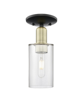 Arcadia One Light Semi-Flush Mount in Black Antique Brass (405|7161CBABG802)
