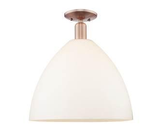 Arcadia One Light Semi-Flush Mount in Antique Copper (405|7161CACGBD161)