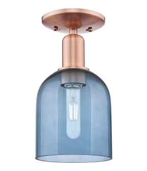 Arcadia One Light Semi-Flush Mount in Antique Copper (405|7161CACG5586BL)