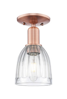 Arcadia One Light Semi-Flush Mount in Antique Copper (405|7161CACG442)