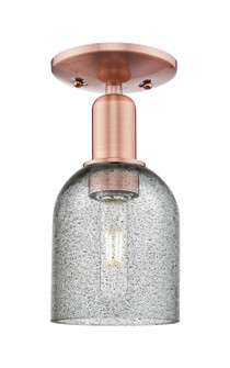 Arcadia One Light Semi-Flush Mount in Antique Copper (405|7161CACG257)