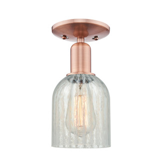 Arcadia One Light Semi-Flush Mount in Antique Copper (405|7161CACG2511)