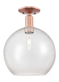 Arcadia One Light Semi-Flush Mount in Antique Copper (405|7161CACG12412)