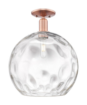 Arcadia One Light Semi-Flush Mount in Antique Copper (405|7161CACG121514)