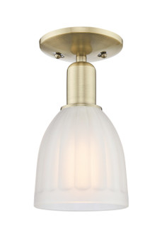 Arcadia One Light Semi-Flush Mount in Antique Brass (405|7161CABG441)