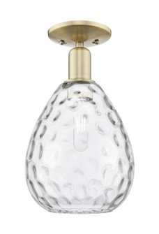Arcadia One Light Semi-Flush Mount in Antique Brass (405|7161CABG372)