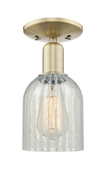 Arcadia One Light Semi-Flush Mount in Antique Brass (405|7161CABG2511)