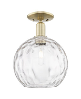 Arcadia One Light Semi-Flush Mount in Antique Brass (405|7161CABG121510)