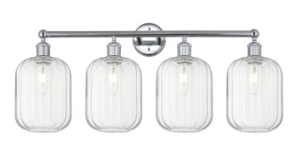 Edison Four Light Bath Vanity in Polished Chrome (405|6164WPCG4607CL)
