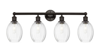 Edison Four Light Bath Vanity in Oil Rubbed Bronze (405|6164WOBG4596CL)