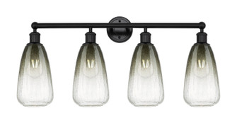Edison Four Light Bath Vanity in Matte Black (405|6164WBKG4806SL)