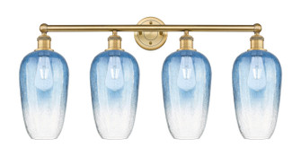 Edison Four Light Bath Vanity in Brushed Brass (405|6164WBBG4847SB)