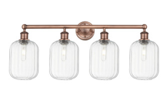 Edison Four Light Bath Vanity in Antique Copper (405|6164WACG4607CL)