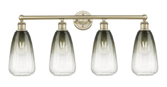 Edison Four Light Bath Vanity in Antique Brass (405|6164WABG4806SL)