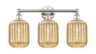 Edison Three Light Bath Vanity in Polished Nickel (405|6163WPNG4607ME)