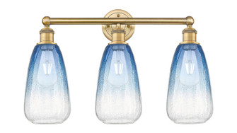 Edison Three Light Bath Vanity in Brushed Brass (405|6163WBBG4806SB)