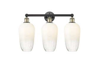 Edison Three Light Bath Vanity in Black Antique Brass (405|6163WBABG4847OP)