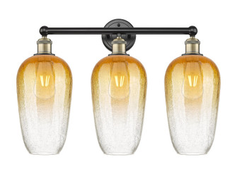 Edison Three Light Bath Vanity in Black Antique Brass (405|6163WBABG4847AM)
