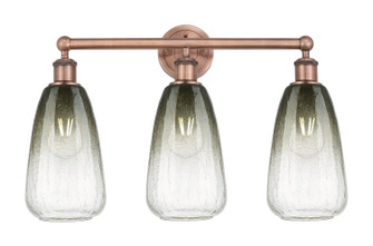 Edison Three Light Bath Vanity in Antique Copper (405|6163WACG4806SL)