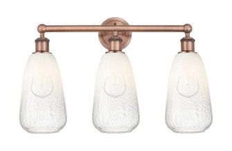 Edison Three Light Bath Vanity in Antique Copper (405|6163WACG4806OP)