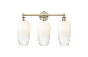 Edison Three Light Bath Vanity in Antique Brass (405|6163WABG4847OP)
