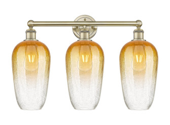 Edison Three Light Bath Vanity in Antique Brass (405|6163WABG4847AM)