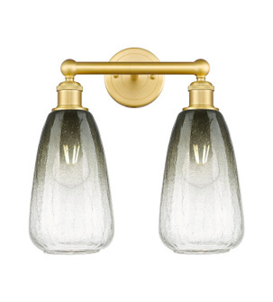 Edison Two Light Bath Vanity in Satin Gold (405|6162WSGG4806SL)