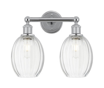 Edison Two Light Bath Vanity in Polished Chrome (405|6162WPCG4596CL)