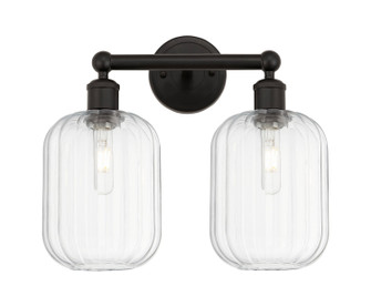 Edison Two Light Bath Vanity in Oil Rubbed Bronze (405|6162WOBG4607CL)