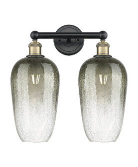 Edison Two Light Bath Vanity in Black Antique Brass (405|6162WBABG4847SL)