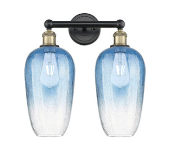 Edison Two Light Bath Vanity in Black Antique Brass (405|6162WBABG4847SB)