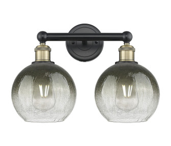 Edison Two Light Bath Vanity in Black Antique Brass (405|6162WBABG4838SL)