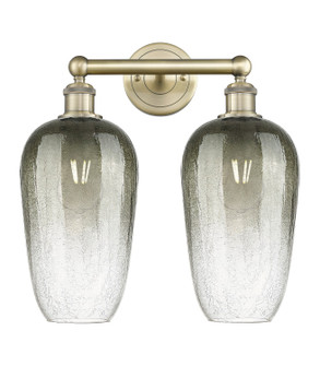 Edison Two Light Bath Vanity in Antique Brass (405|6162WABG4847SL)
