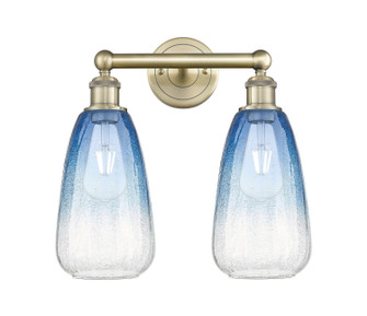 Edison Two Light Bath Vanity in Antique Brass (405|6162WABG4806SB)